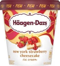 Häagen-Dazs New York Strawberry Cheesecake ice Cream, 14 fl Oz