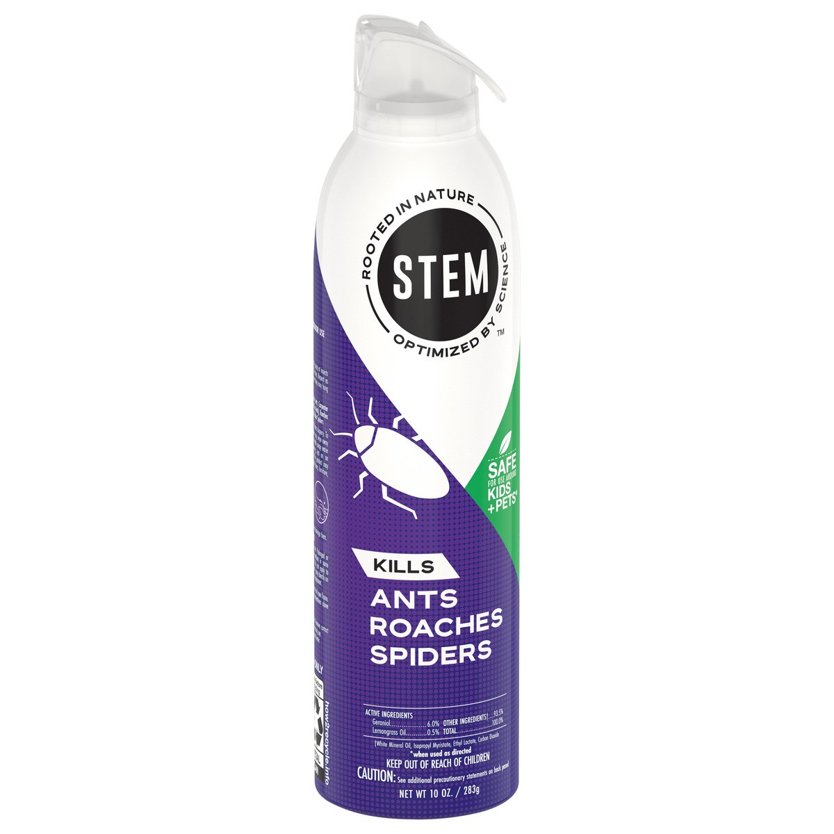 slide 5 of 5, Raid STEM Kills Ants, Roaches & Spiders Plant-based Active Ingredient Insecticide, 10 oz, 10 oz