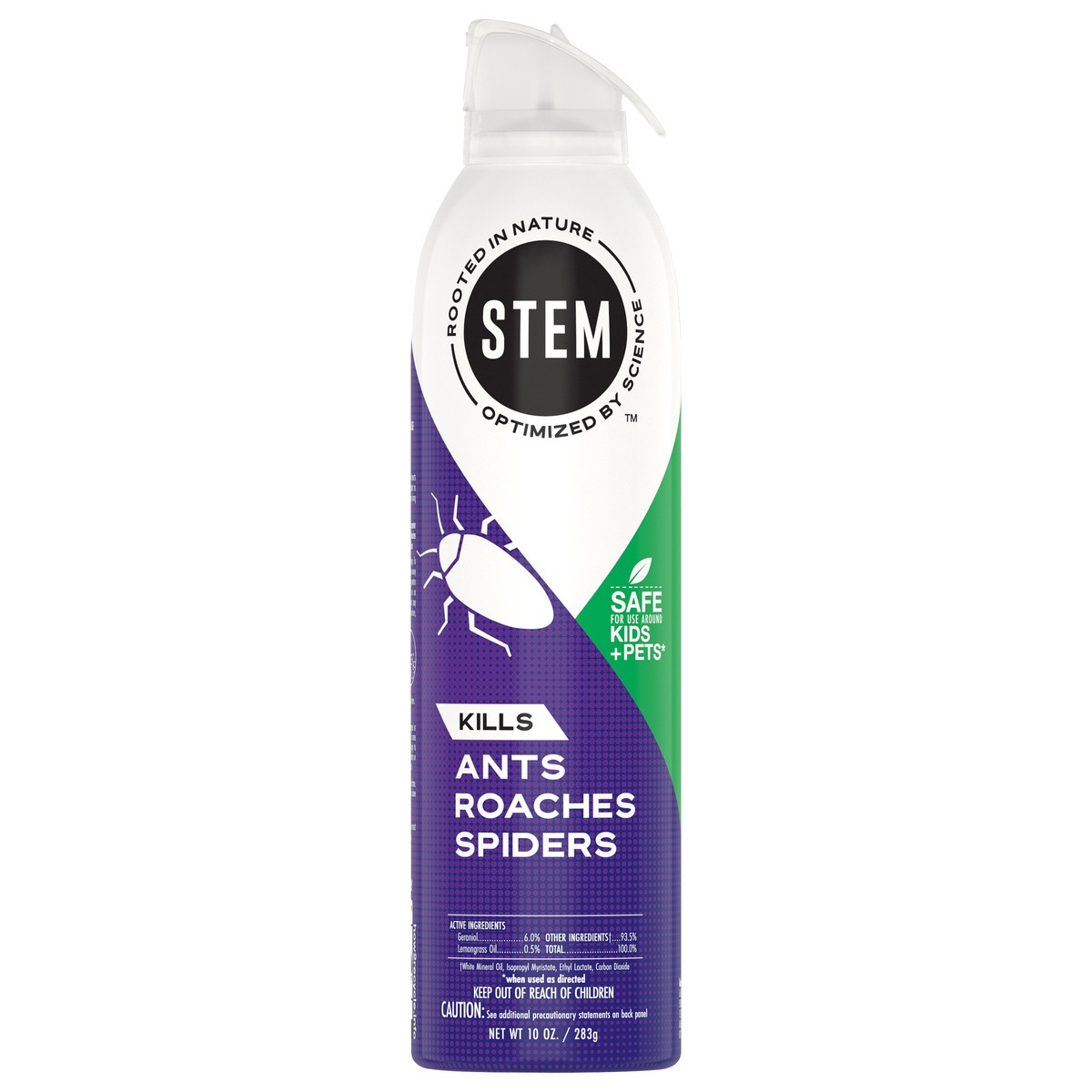 slide 1 of 5, Raid STEM Kills Ants, Roaches & Spiders Plant-based Active Ingredient Insecticide, 10 oz, 10 oz