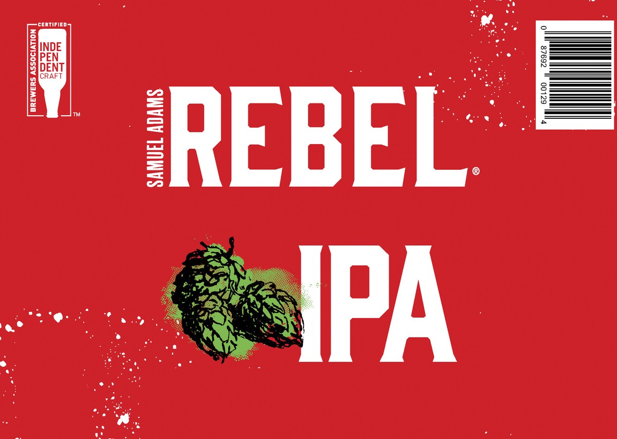 slide 2 of 6, Samuel Adams Rebel IPA, 12 ct; 12 fl oz