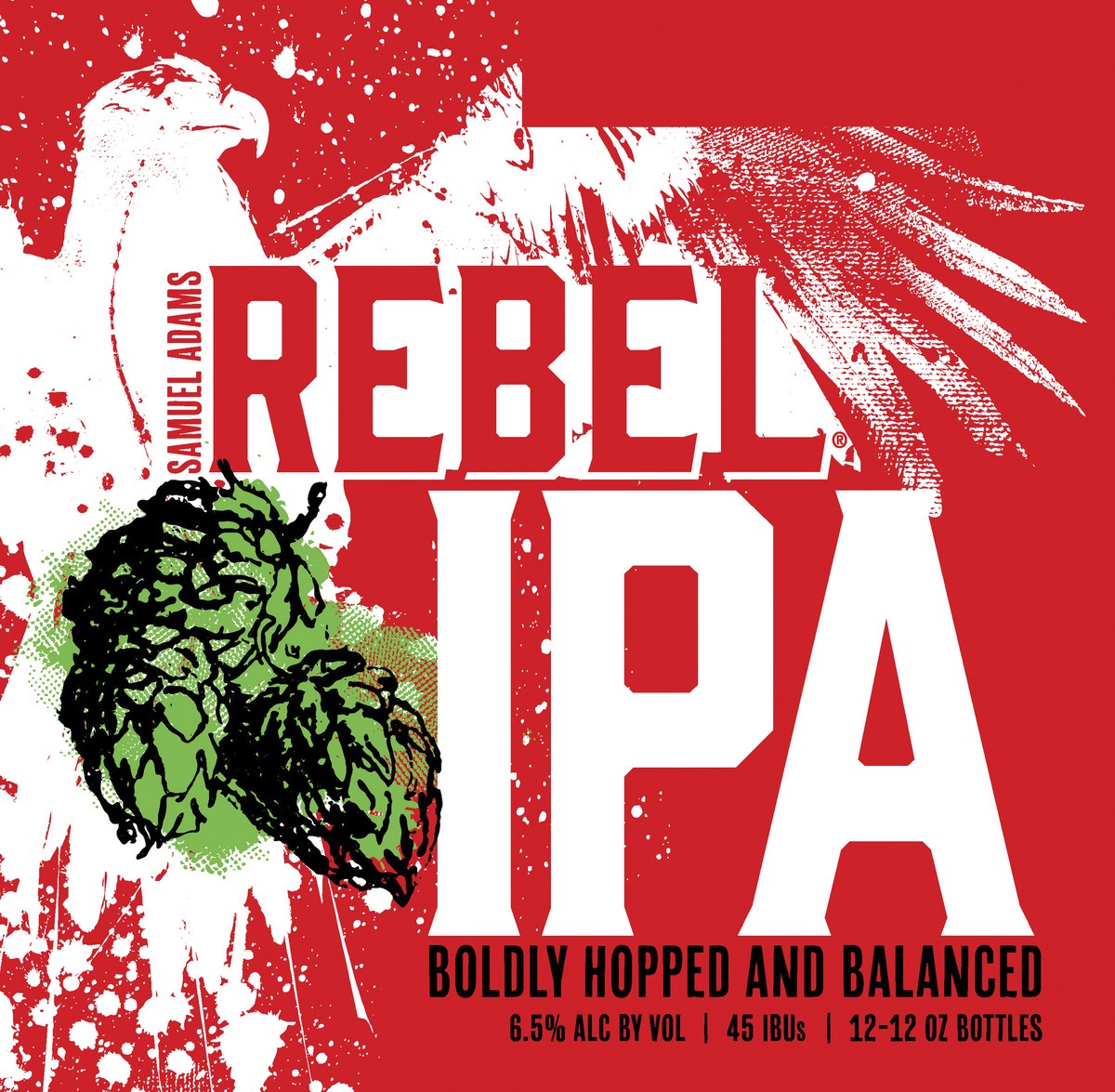 slide 4 of 6, Samuel Adams Rebel IPA, 12 ct; 12 fl oz