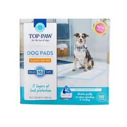 Top Paw X-Large Adhesive Leakproof Dog Pads - 28 x 34""