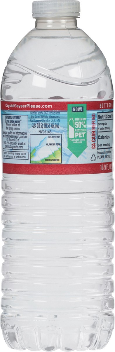 slide 8 of 9, Crystal Geyser Spring Water 16.9 Oz, 1 ct