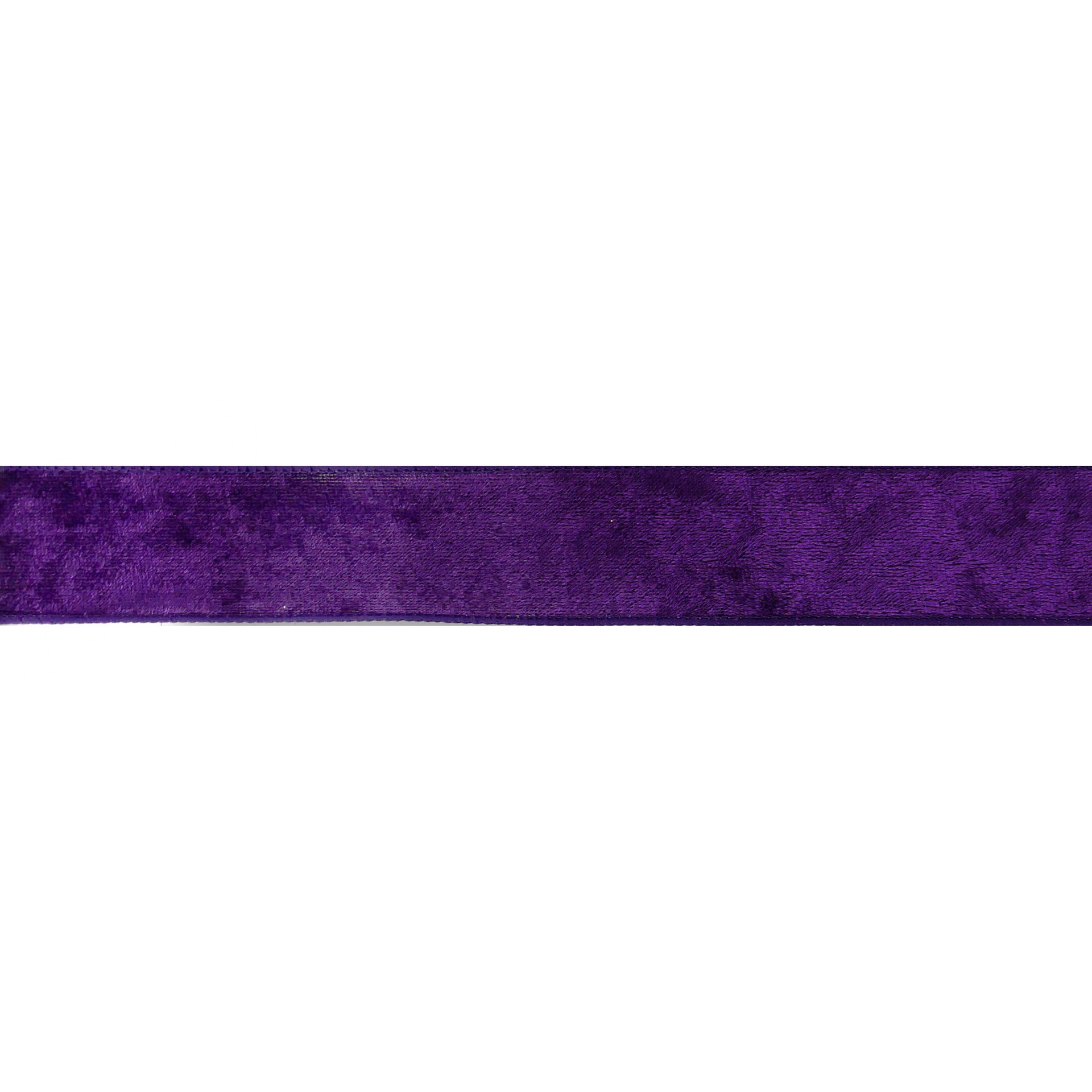 slide 2 of 3, 1.5" X 25ft. Purple Solid Wired Velvet Ribbon By Celebrate It Halloween, 1.5 in x 25 ft