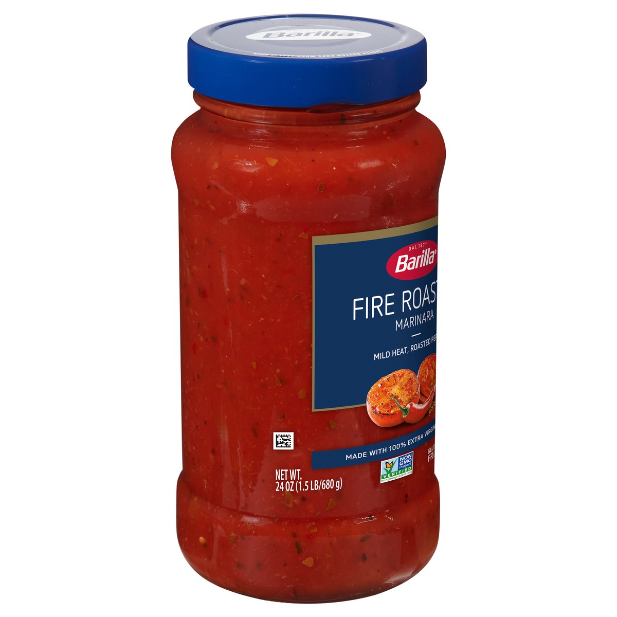 slide 7 of 9, Barilla Fire Roasted Marinara Pasta Sauce - 24 Oz, 24 oz