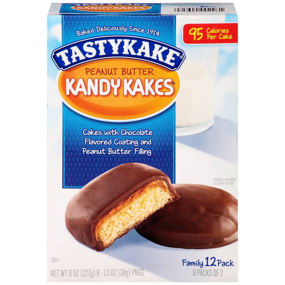 slide 2 of 11, Tastykake Peanut Butter Kandy Kakes - 6ct/8oz, 6 ct; 8 oz