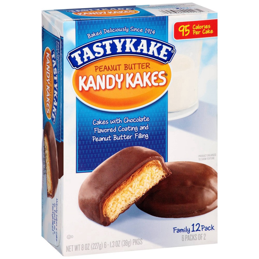slide 4 of 11, Tastykake Peanut Butter Kandy Kakes - 6ct/8oz, 6 ct; 8 oz