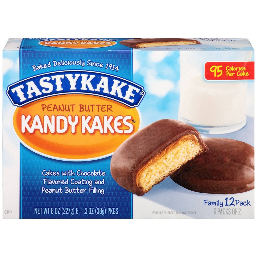 slide 8 of 11, Tastykake Peanut Butter Kandy Kakes - 6ct/8oz, 6 ct; 8 oz