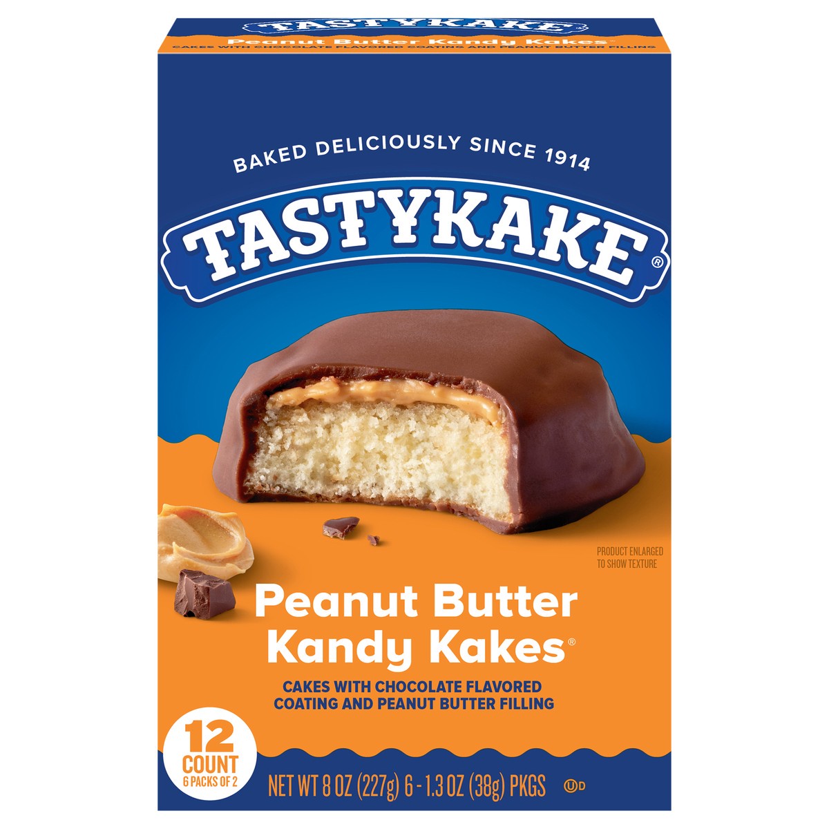 slide 1 of 11, Tastykake Peanut Butter Kandy Kakes - 6ct/8oz, 6 ct; 8 oz