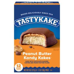 Tastykake Peanut Butter Kandy Kakes 6 - 1.3 oz Packs