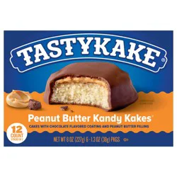 Tastykake Peanut Butter Kandy Kakes 6 - 1.3 oz Packs