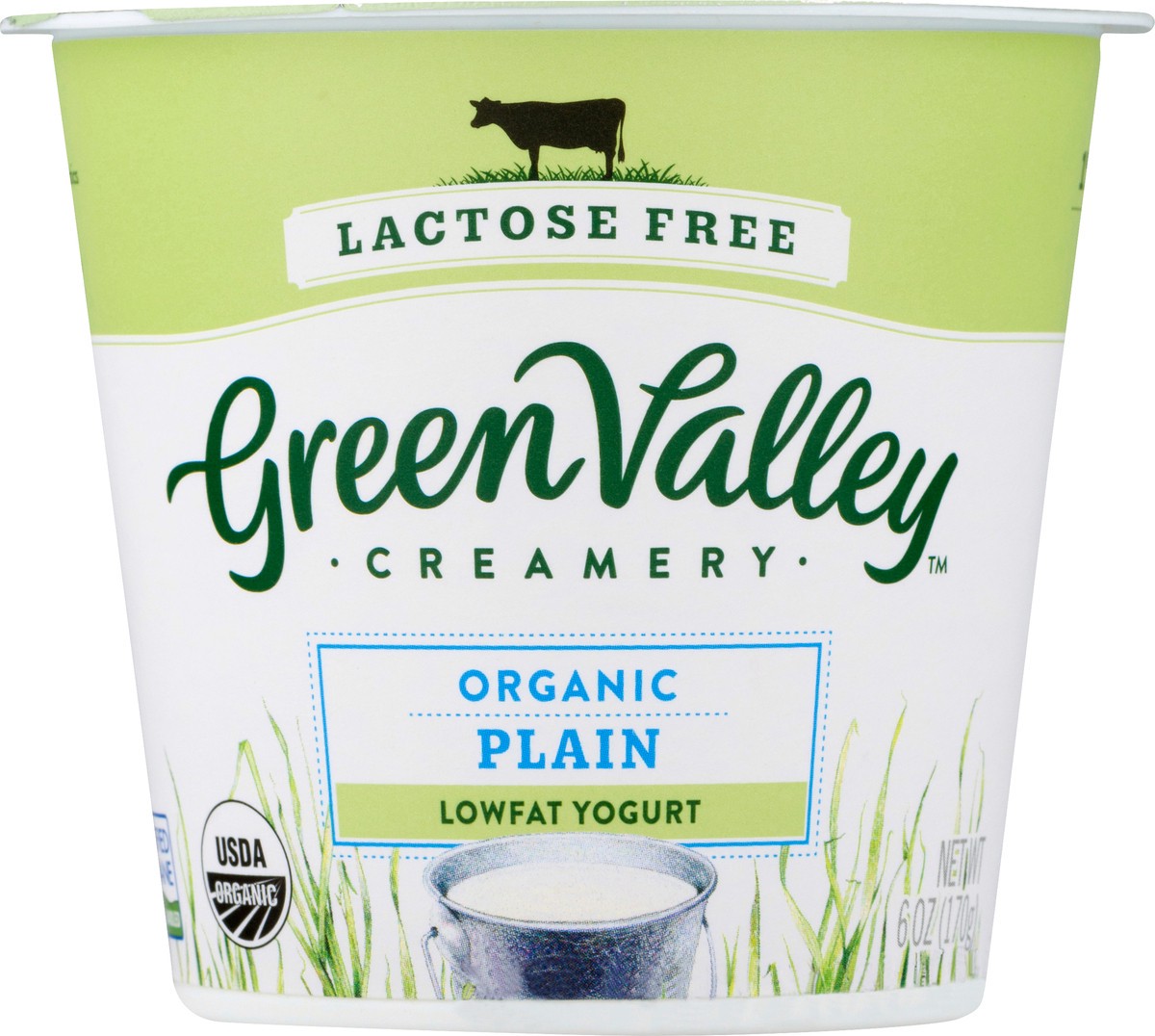 slide 8 of 10, Green Valley Organics Lactose Free Lowfat Organic Plain Yogurt 6 oz, 6 oz