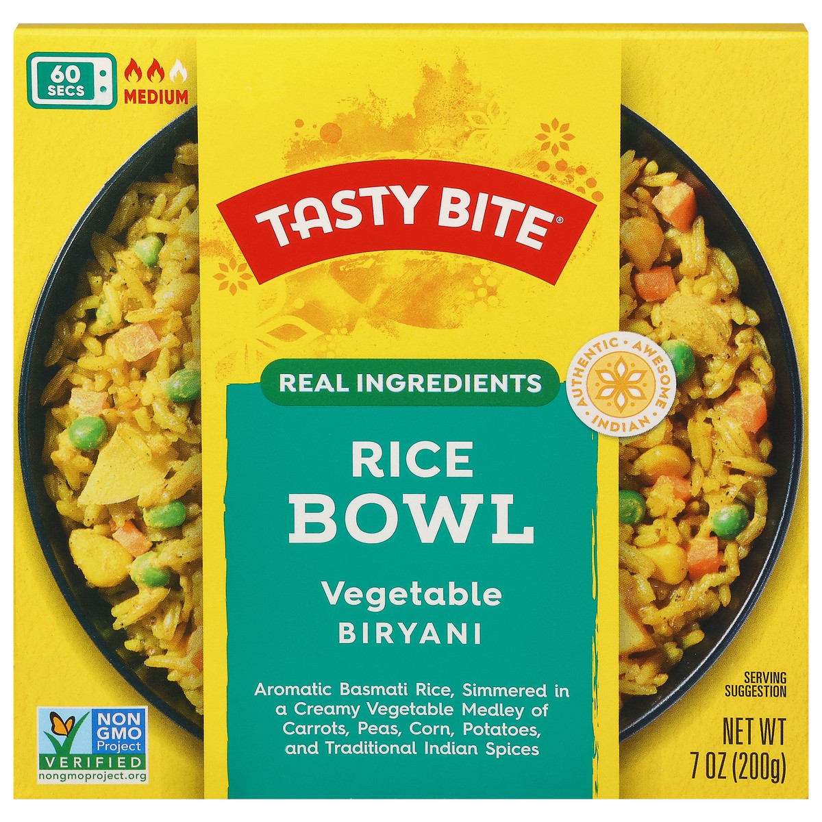 slide 4 of 13, Tasty Bite Bowl Biryani Rice Vgtble, 7 oz