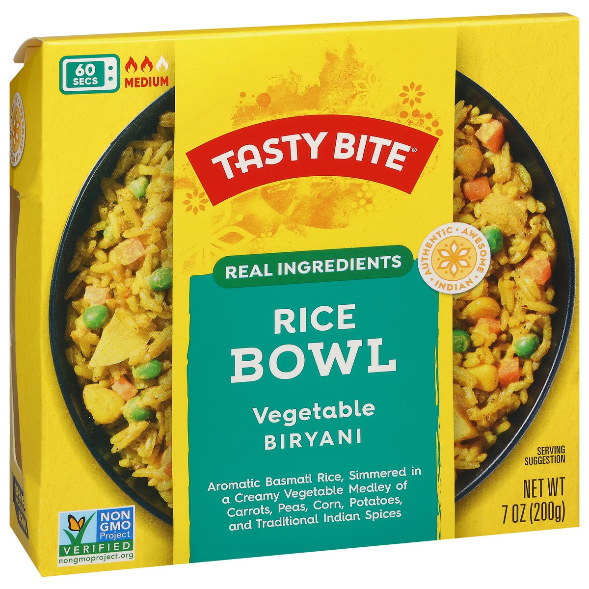 slide 13 of 13, Tasty Bite Bowl Biryani Rice Vgtble, 7 oz