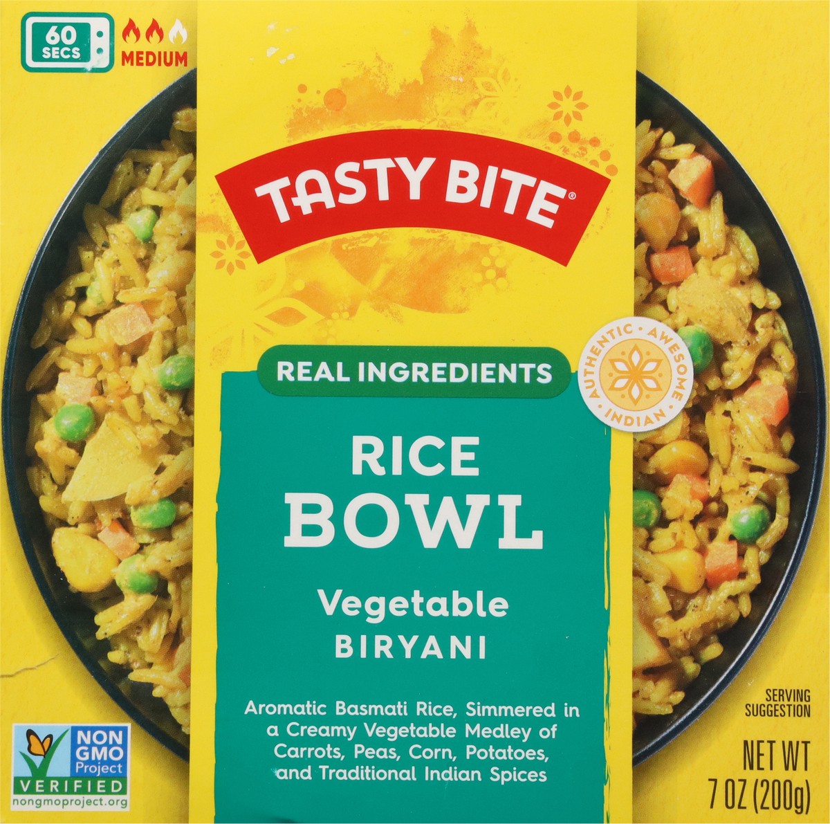 slide 11 of 13, Tasty Bite Bowl Biryani Rice Vgtble, 7 oz