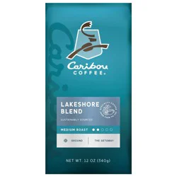 Caribou Coffee, Lakeshore Medium Roast Ground Coffee - 12oz Bag