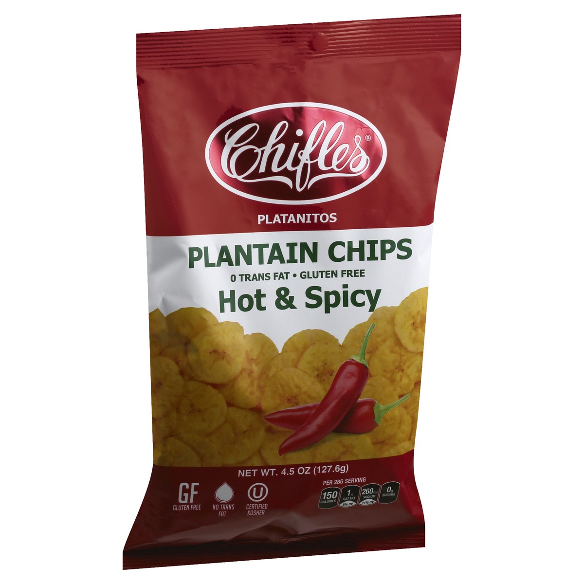 slide 7 of 12, Chifles Hot & Spicy Plantain Chips 4.5 oz, 5 oz