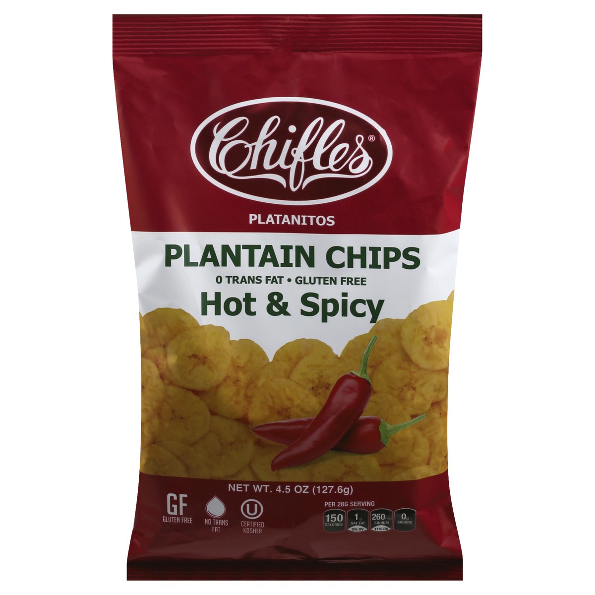 slide 12 of 12, Chifles Hot & Spicy Plantain Chips 4.5 oz, 5 oz
