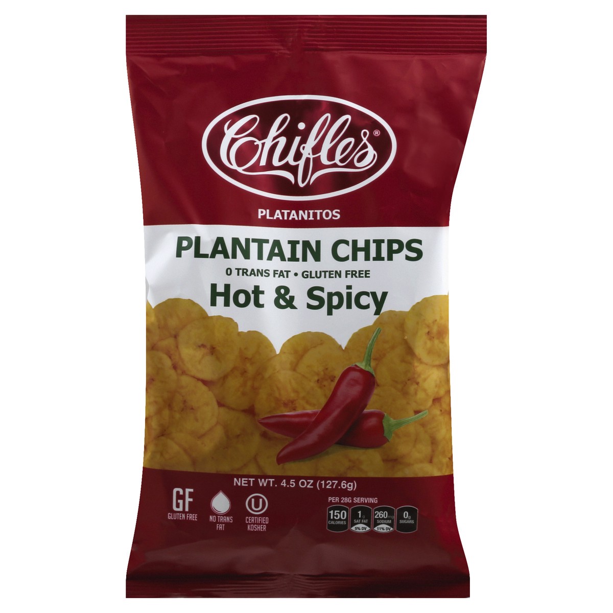 slide 3 of 12, Chifles Hot & Spicy Plantain Chips 4.5 oz, 5 oz
