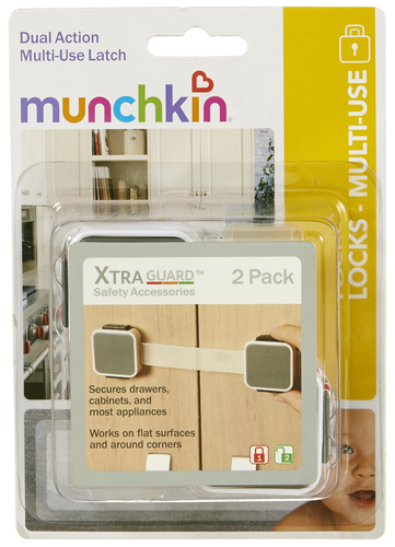 slide 1 of 1, Munchkin Xtraguard Dual Locking, 2 ct