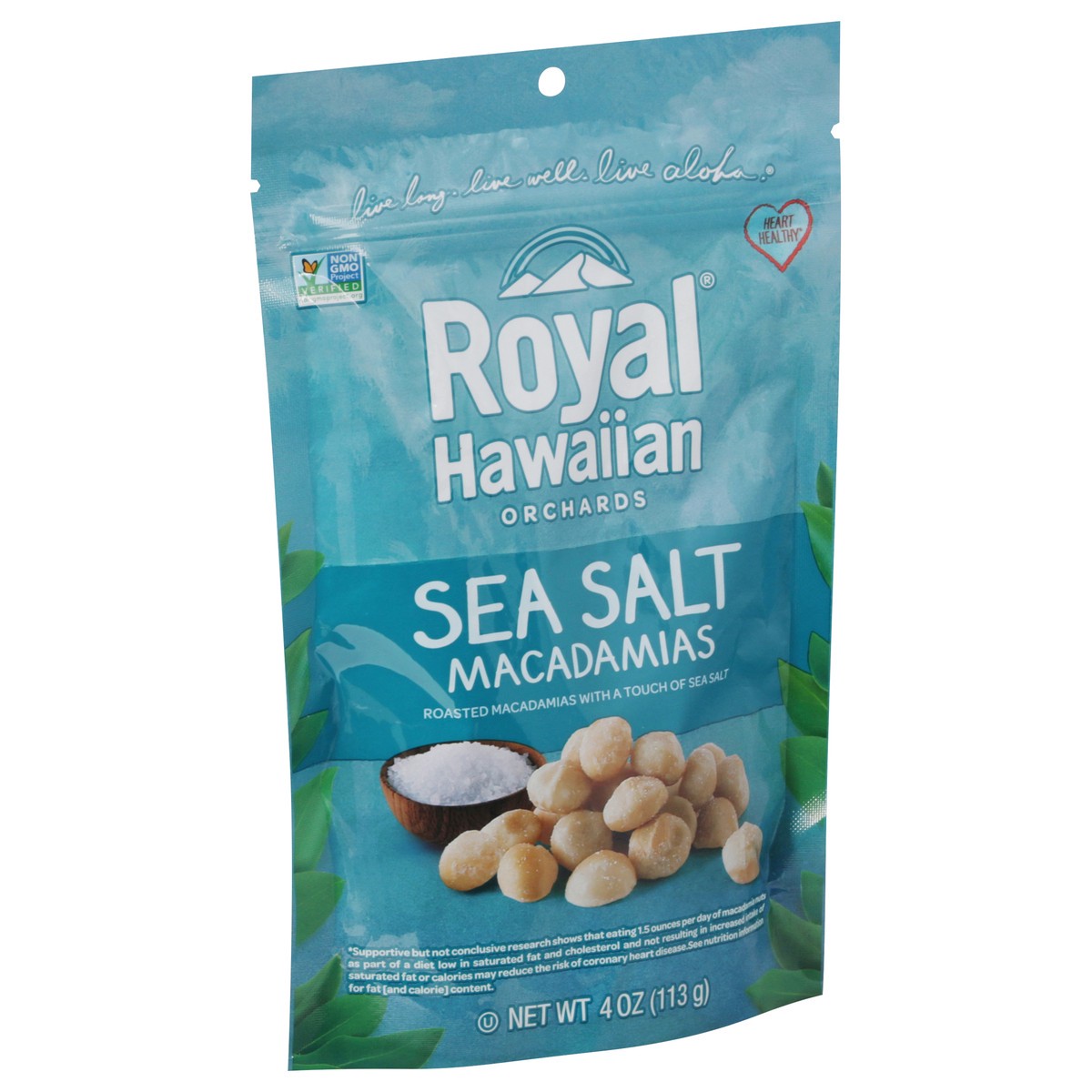 slide 8 of 12, Royal Hawaiian Orchards Sea Salt Macadamias 4 oz, 4 oz