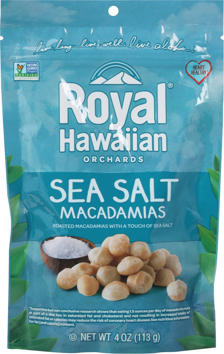slide 9 of 11, Royal Hawaiian Sea Salt Macadamias Nuts, 5 oz