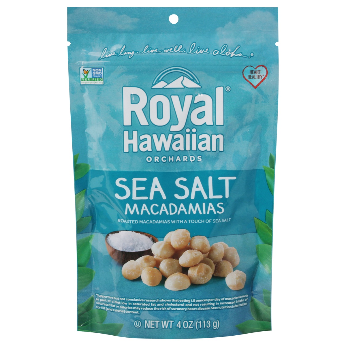 slide 11 of 11, Royal Hawaiian Sea Salt Macadamias Nuts, 5 oz