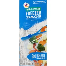 Giant Slider Freezer Bags Quart