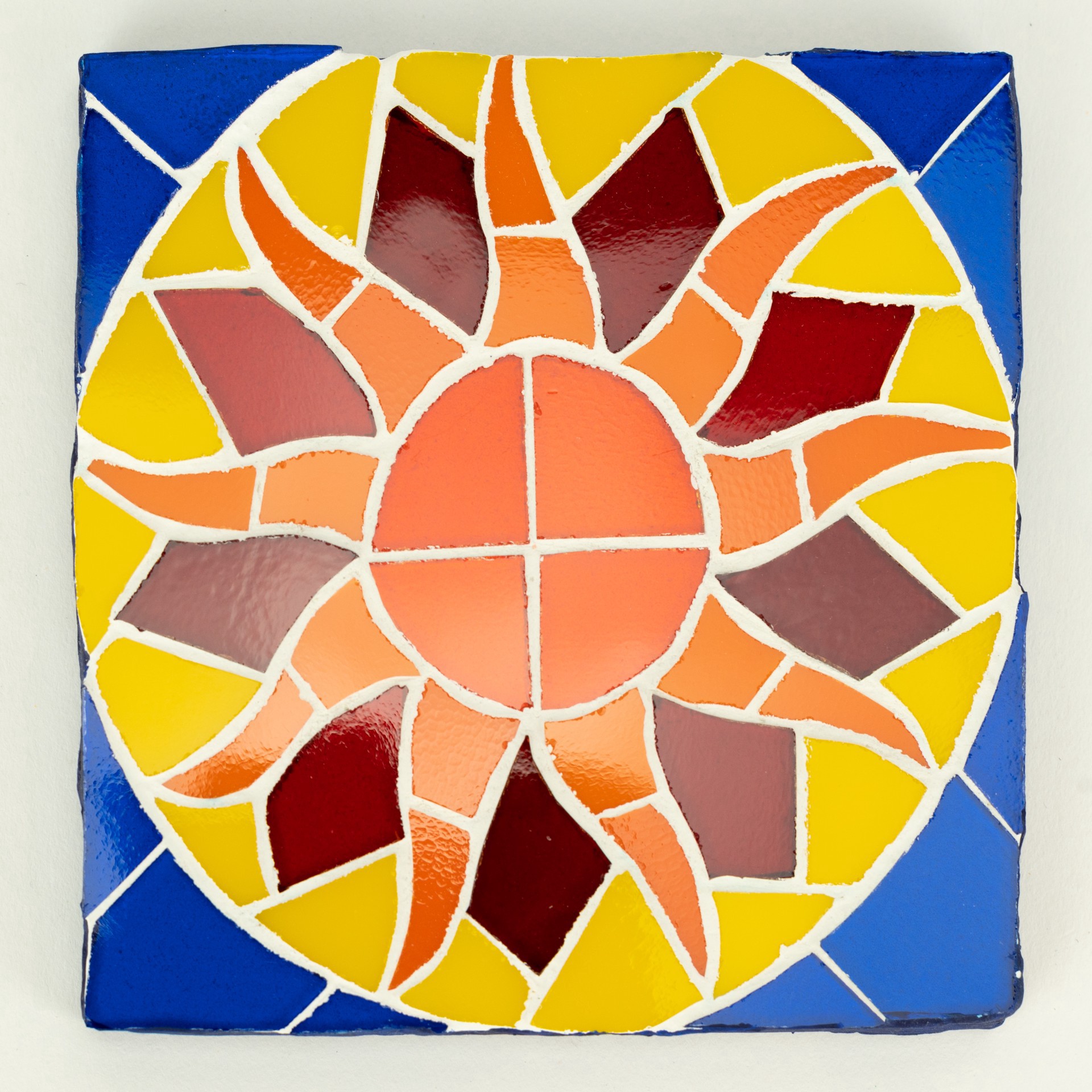 slide 2 of 6, Oceanside Glass & Tile Oceanside Compatible Small Transparent Mosaic Stained Glass Squares, 8oz., 8 oz