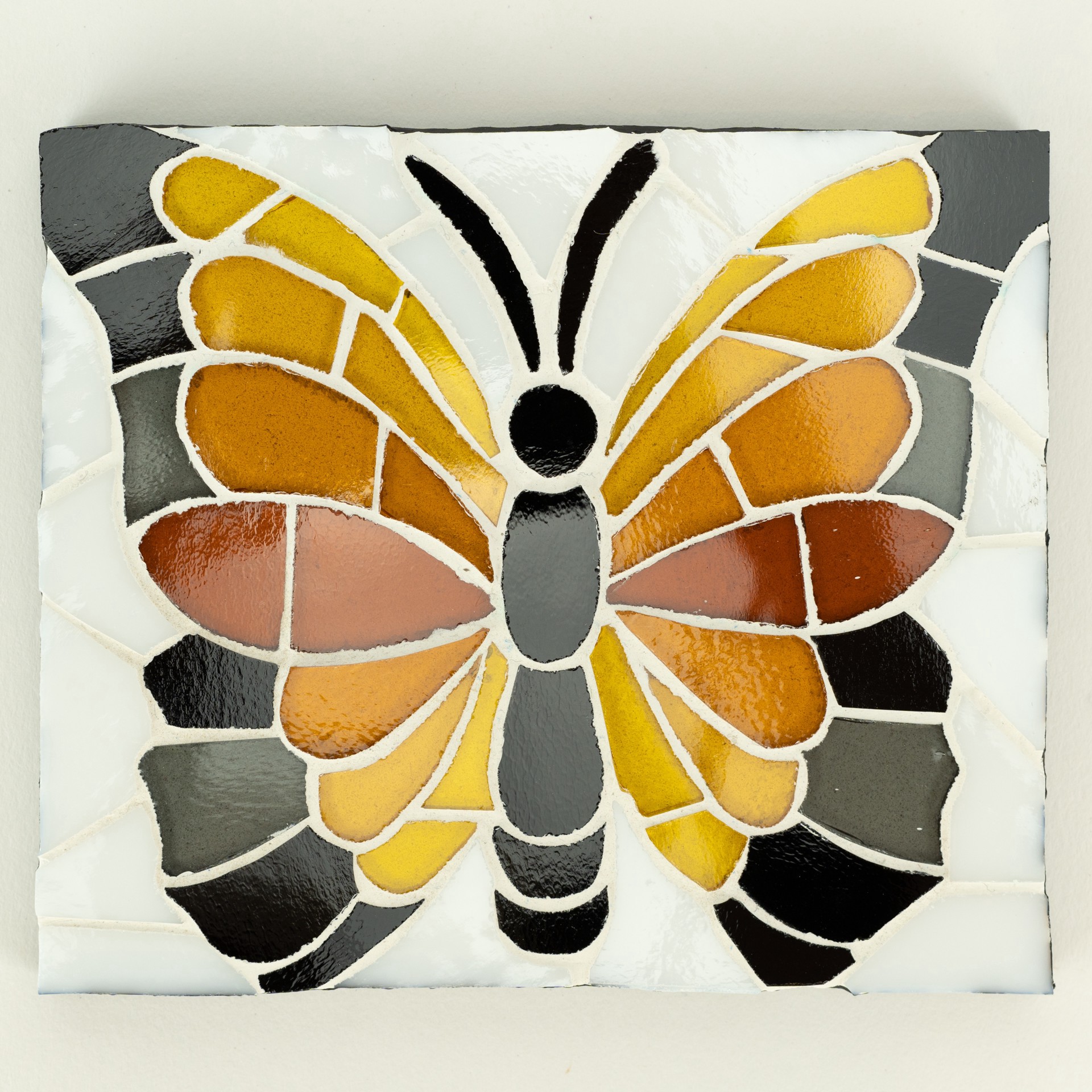 slide 5 of 6, Oceanside Glass & Tile Oceanside Compatible Small Transparent Mosaic Stained Glass Squares, 8oz., 8 oz