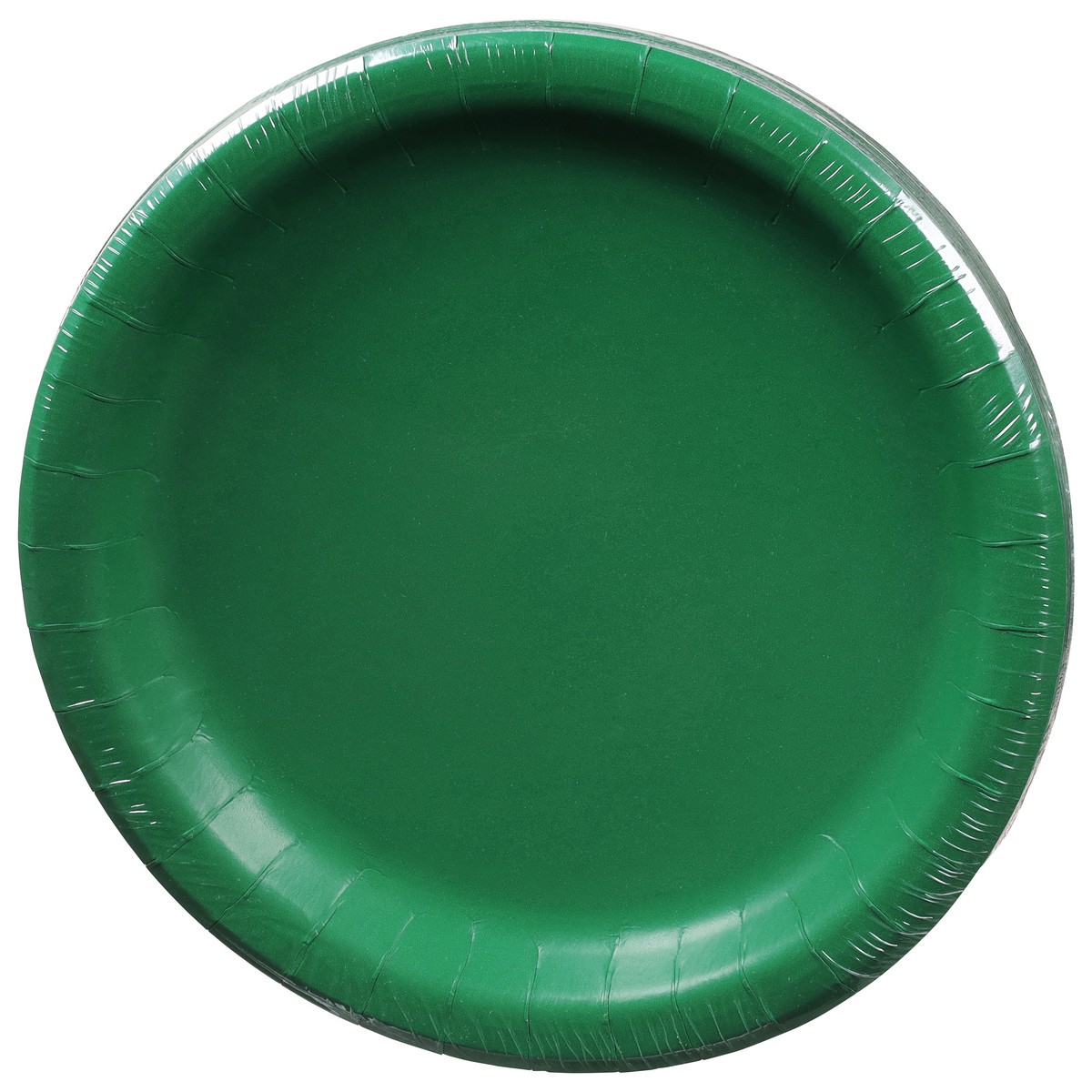 slide 9 of 11, Touch of Color Emerald Green Plates 24 ea, 24 ct
