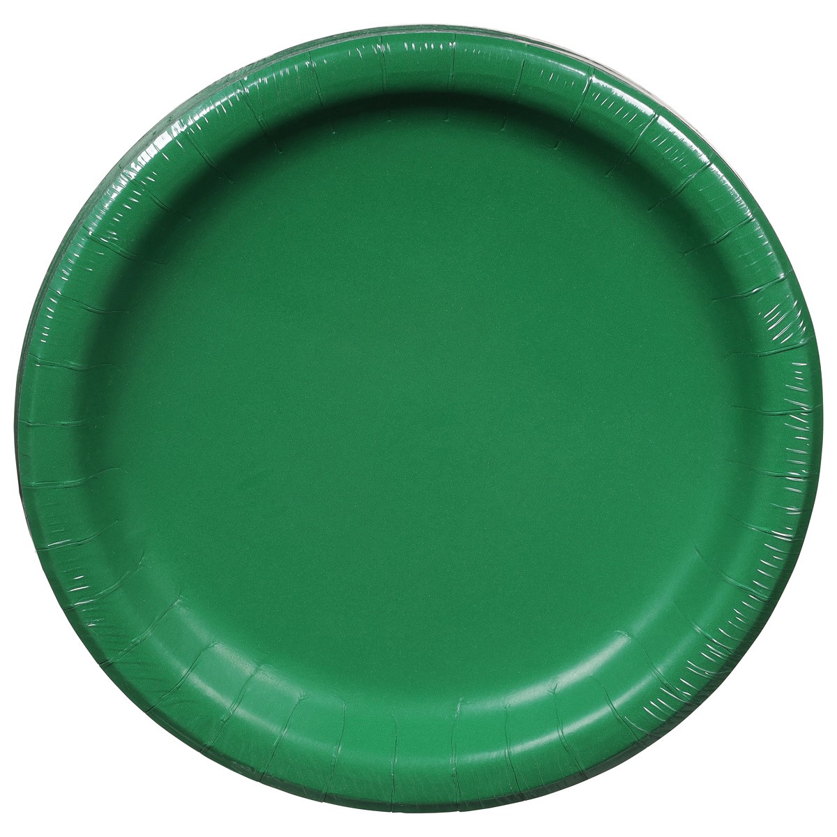 slide 4 of 11, Touch of Color Emerald Green Plates 24 ea, 24 ct