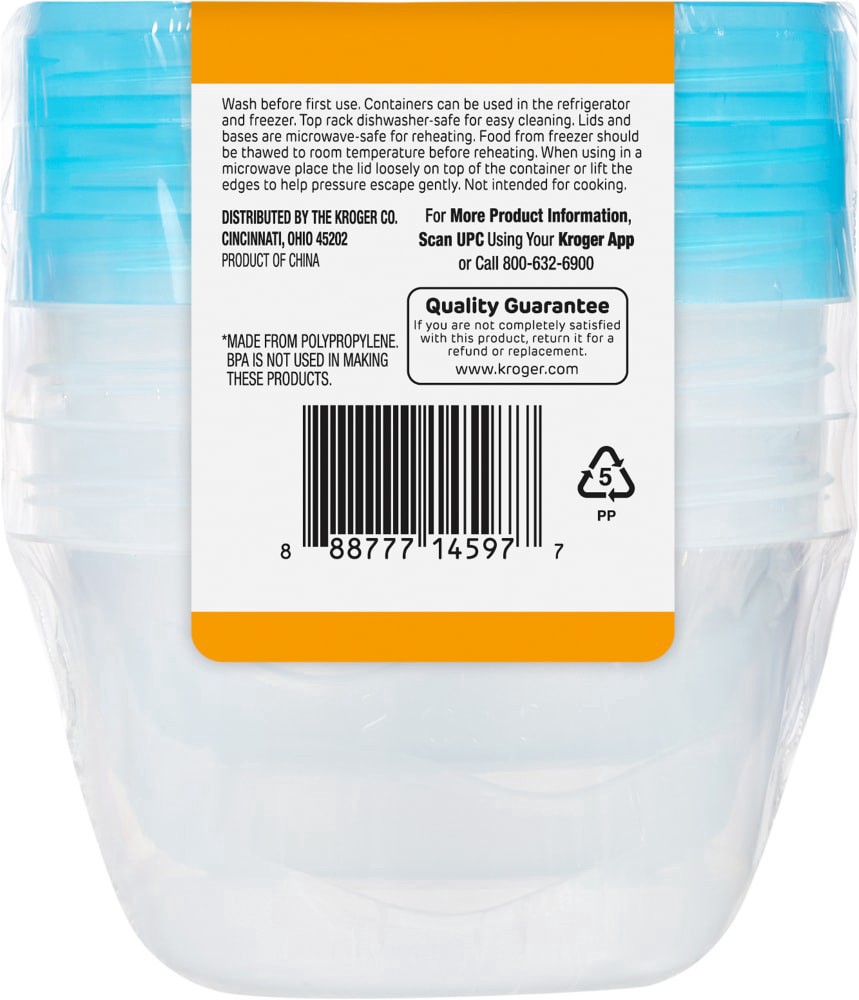 slide 3 of 3, Smart Way Small Twist Top Food Storage Container, 3 ct