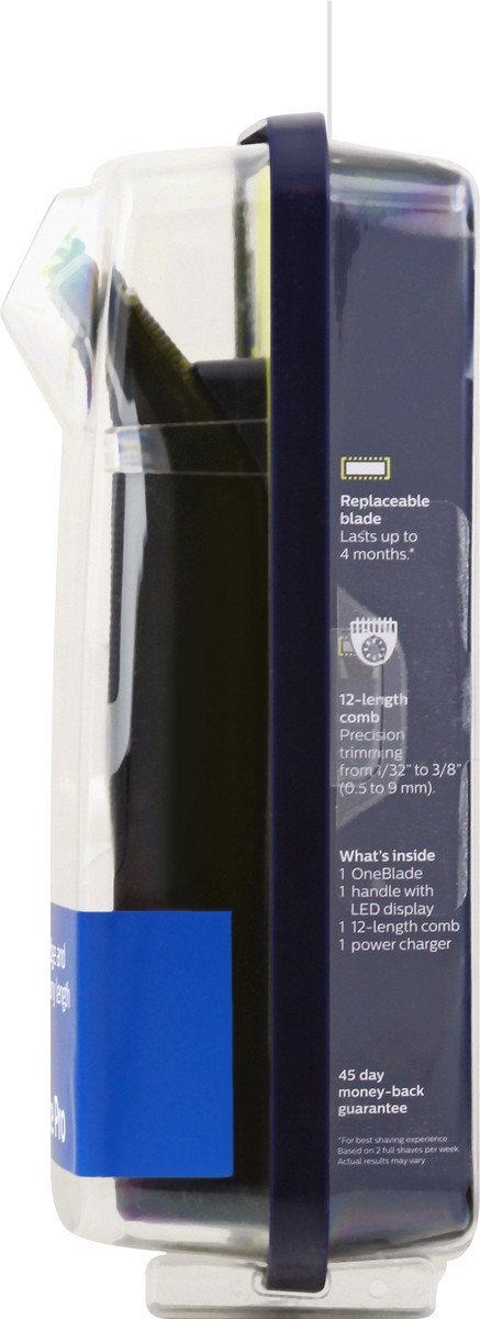 slide 2 of 9, Philips Norelco OneBlade Face Pro Razor 1 ea, 1 ct