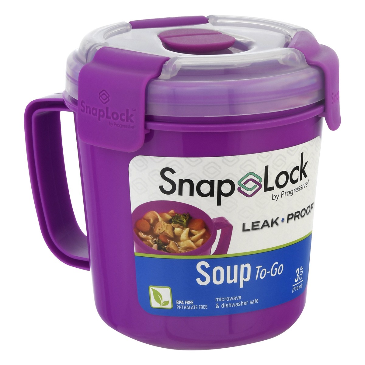 slide 5 of 9, Snap Lock Soup To-Go Container 1 ea, 1 ct