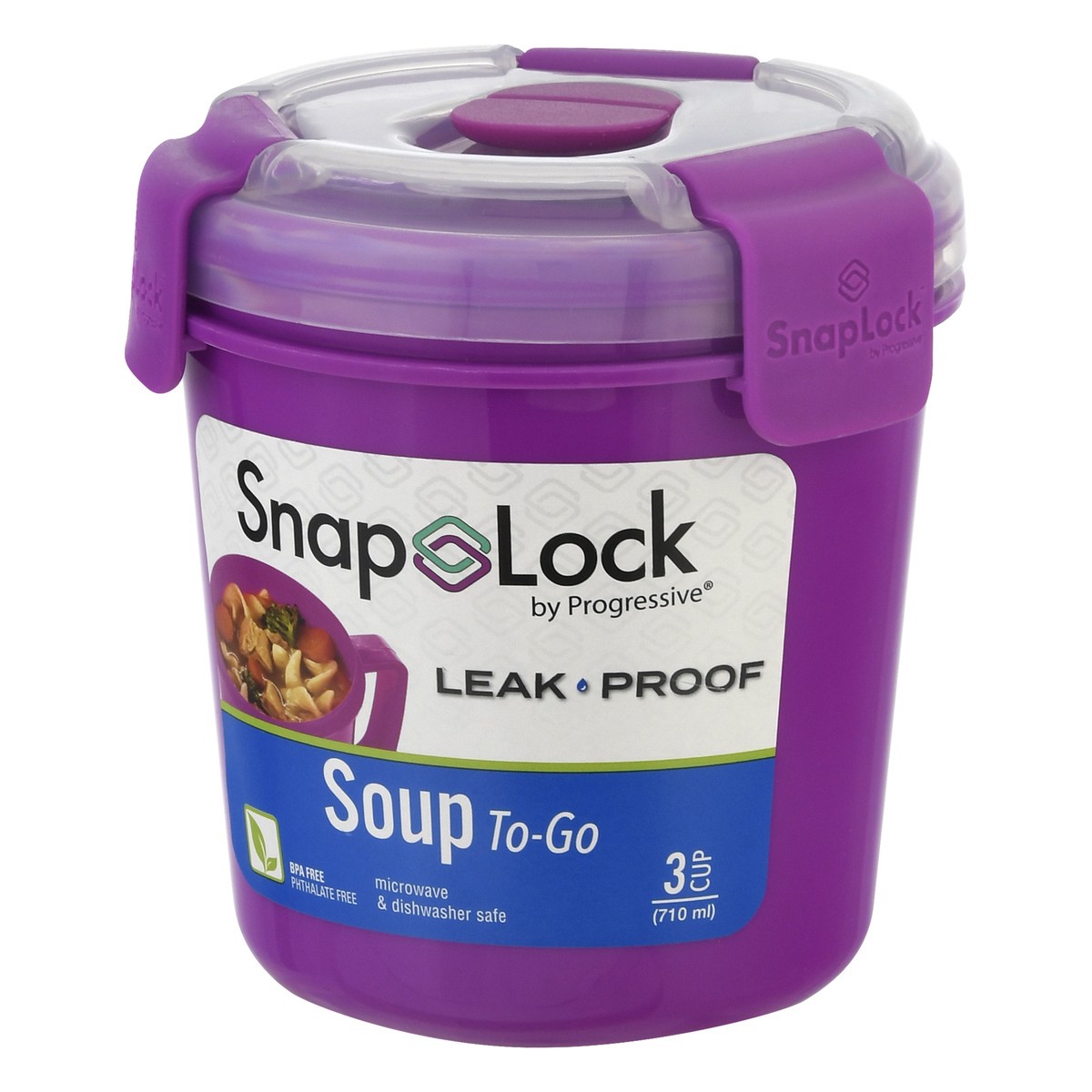 slide 2 of 9, Snap Lock Soup To-Go Container 1 ea, 1 ct