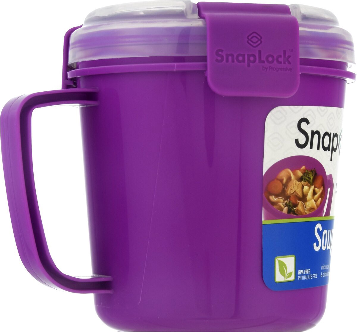 slide 3 of 9, Snap Lock Soup To-Go Container 1 ea, 1 ct