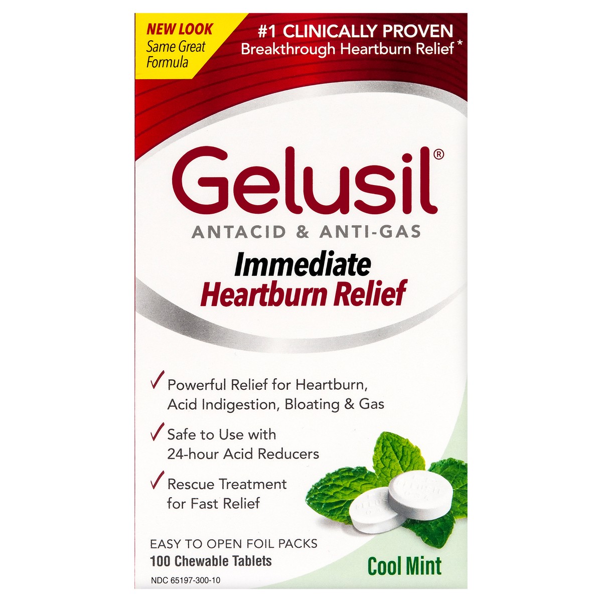 slide 4 of 11, Gelusil Peppermint, 100 ct