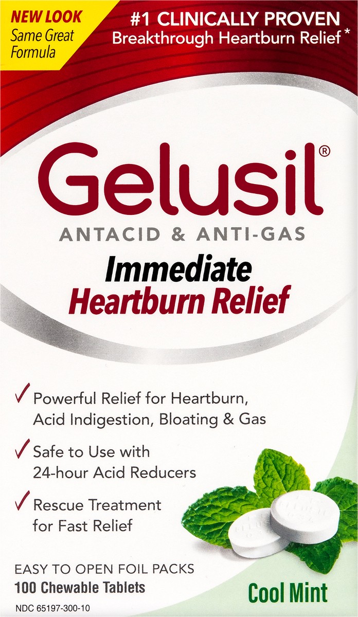 slide 6 of 11, Gelusil Peppermint, 100 ct