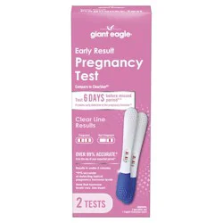 Giant Eagle Pregnancy Test