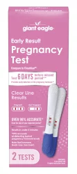 Giant Eagle Pregnancy Test