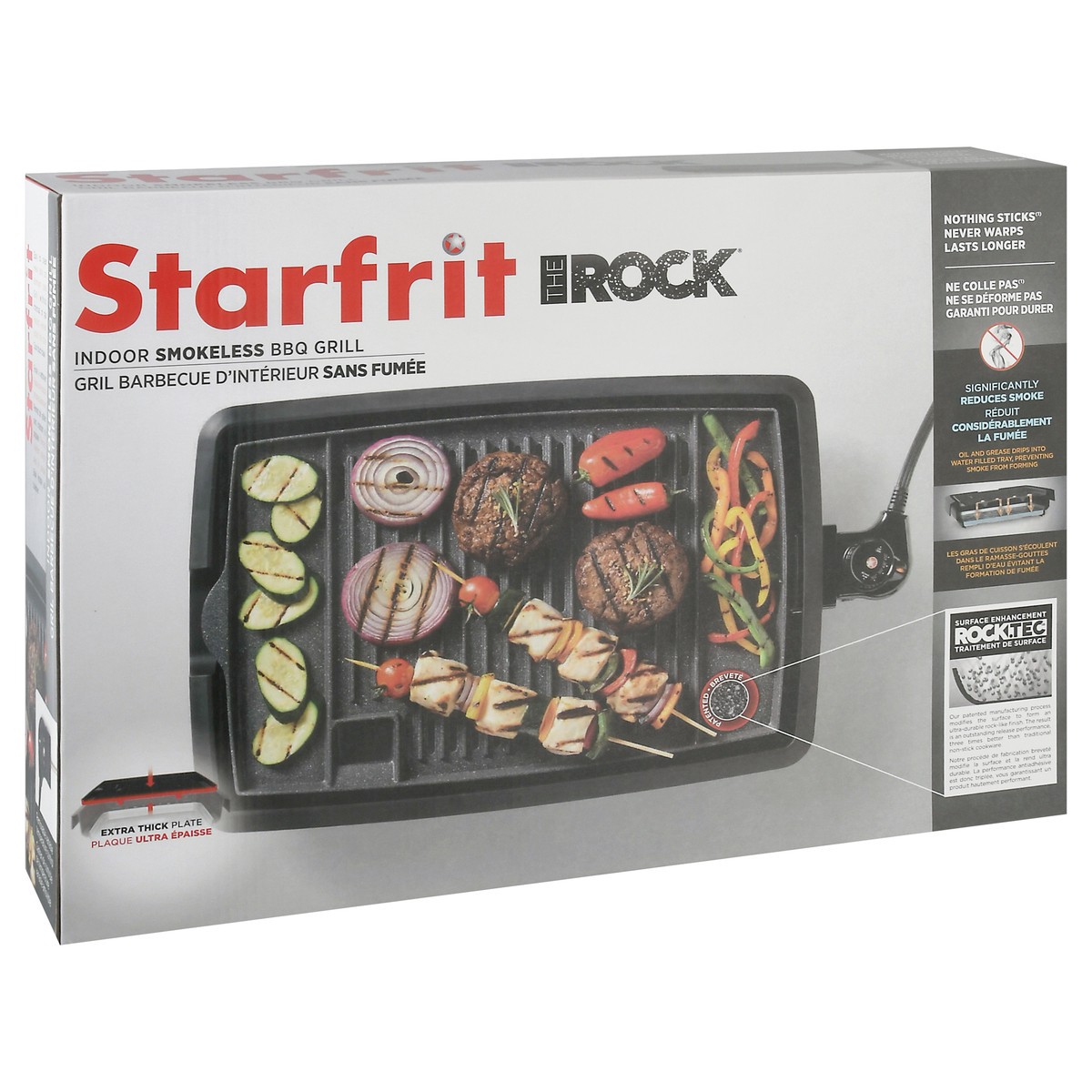 slide 9 of 9, Starfrit The Rock Smokeless BBQ Grill 1 ea Box, 1 ct