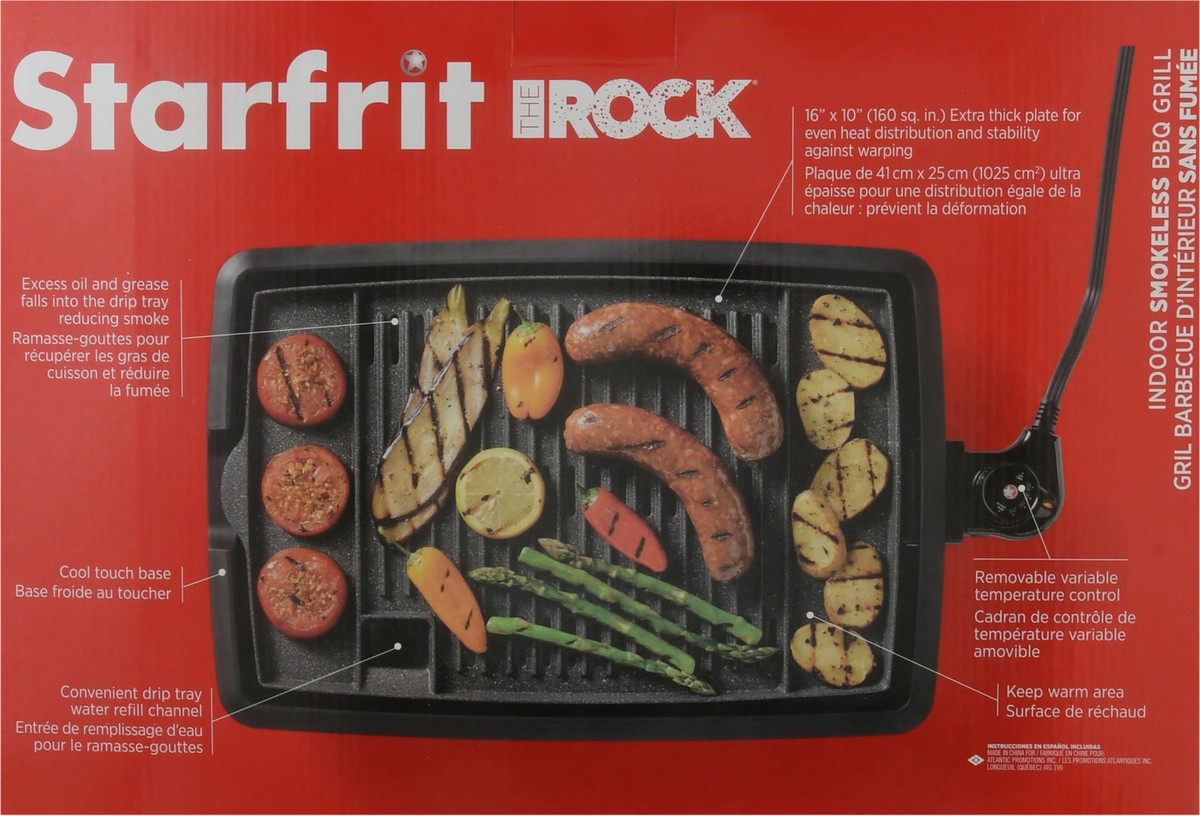 slide 6 of 9, Starfrit The Rock Smokeless BBQ Grill 1 ea Box, 1 ct
