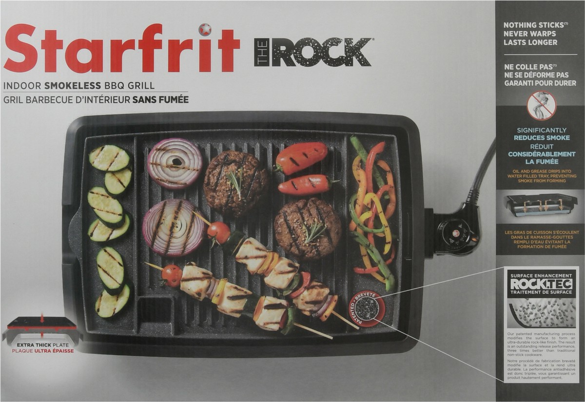 slide 3 of 9, Starfrit The Rock Smokeless BBQ Grill 1 ea Box, 1 ct