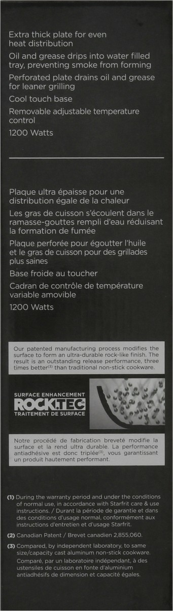 slide 8 of 9, Starfrit The Rock Smokeless BBQ Grill 1 ea Box, 1 ct