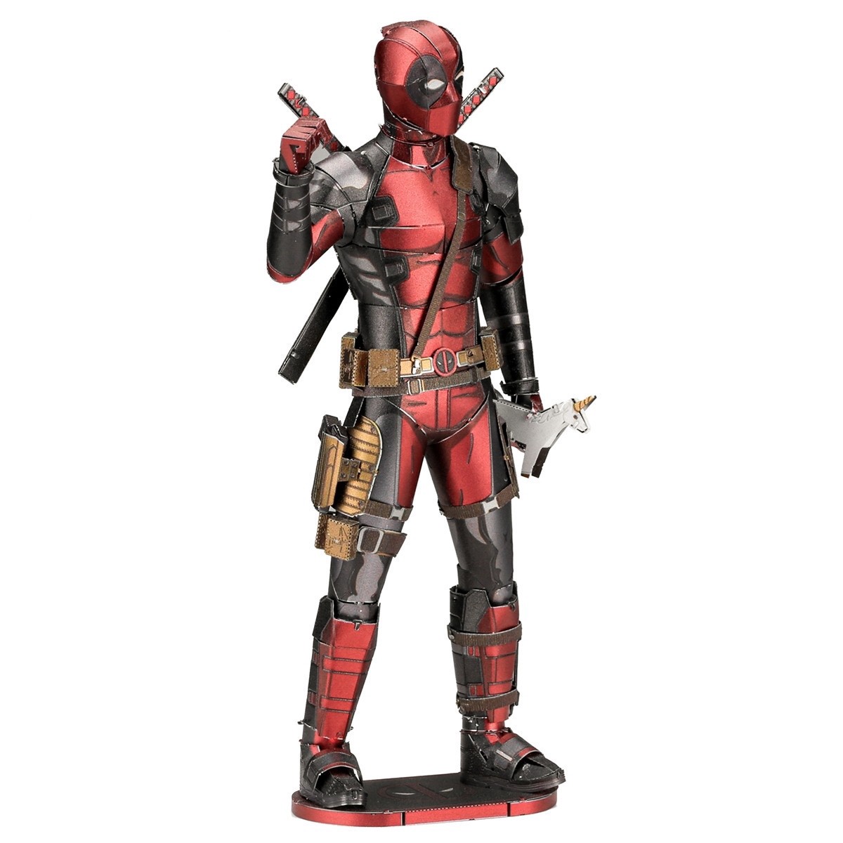 slide 4 of 16, Fascinations Metal Earth Deadpool Steel Model Kit, 3 in x 1.6 in x 5.9 in