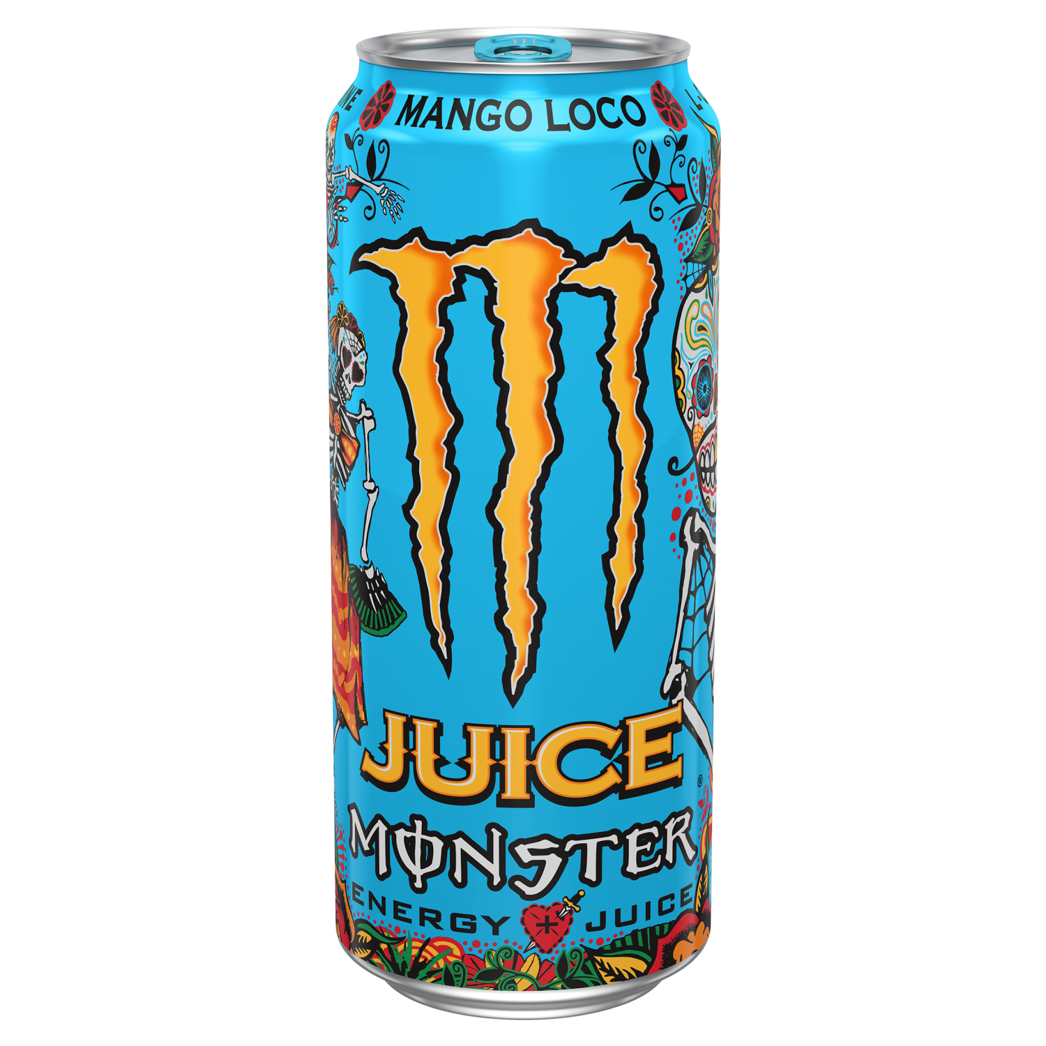 slide 1 of 2, Juice Monster Energy + Juice Mango Loco Energy Drink 16 fl oz, 16 fl oz