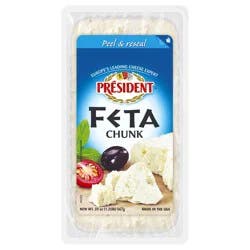 Président Feta Cheese Chunk 20 oz
