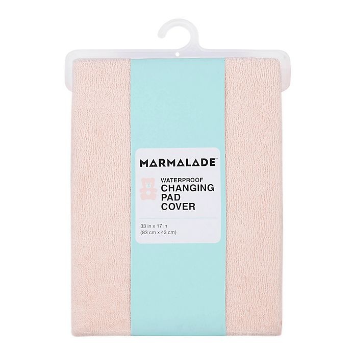 slide 2 of 2, Marmalade Waterproof Changing Pad Cover - Mauve, 1 ct