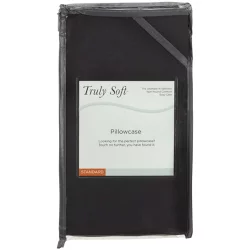 Truly Soft Standard Pillowcase Set-Black
